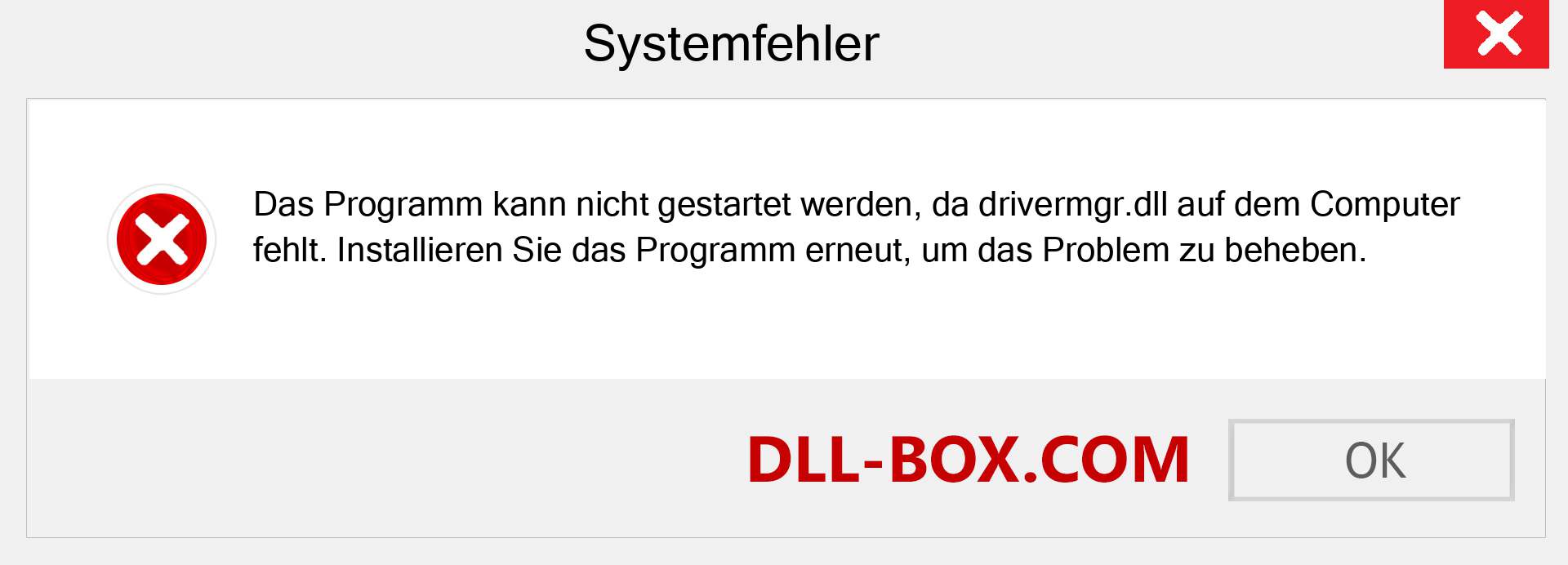 drivermgr.dll-Datei fehlt?. Download für Windows 7, 8, 10 - Fix drivermgr dll Missing Error unter Windows, Fotos, Bildern